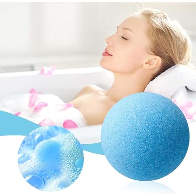 Bubble Bath Balls | Handmade Skin Moisturizing,Relaxing Bubble Bath,for Children Boys Girls Teens Adult Women Men Hotel Bathroom Spa Christmas - Image 3